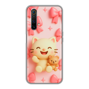 Силиконовый чехол на Realme X3 SuperZoom с принтом для девочек