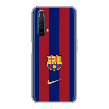 Силиконовый чехол на Realme X3 SuperZoom с принтом Барселона Barcelona