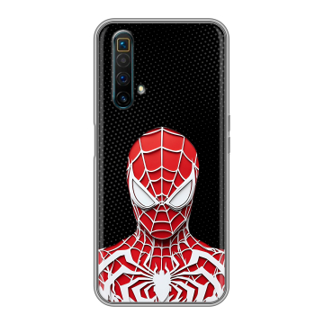 Силиконовый чехол на Realme X3 SuperZoom с принтом человек паук spiderman