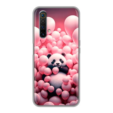 Силиконовый чехол на Realme X3 SuperZoom с принтом Панда