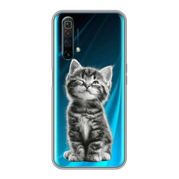 Силиконовый чехол на Realme X3 SuperZoom с принтом Котенок