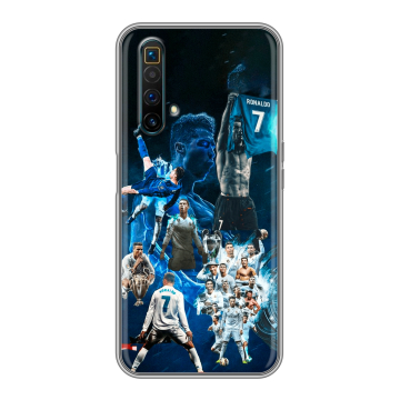 Силиконовый чехол на Realme X3 SuperZoom с принтом Реал Роналдо