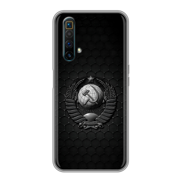 Силиконовый чехол на Realme X3 SuperZoom с принтом Герб Флаг СССР Силиконовый чехол на Realme X3 SuperZoom с принтом Герб Флаг СССР