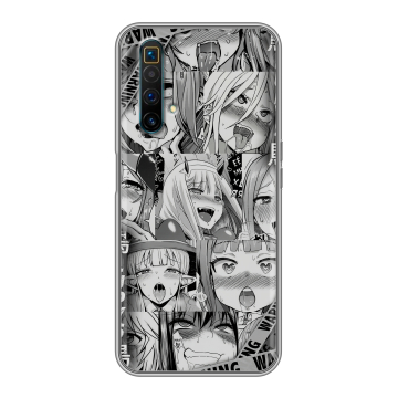Силиконовый чехол на Realme X3 SuperZoom с принтом Ahegao Ахегао Аниме
