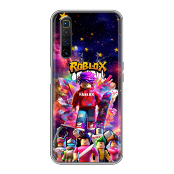 Силиконовый чехол на Realme X3 SuperZoom с принтом Roblox Роблокс