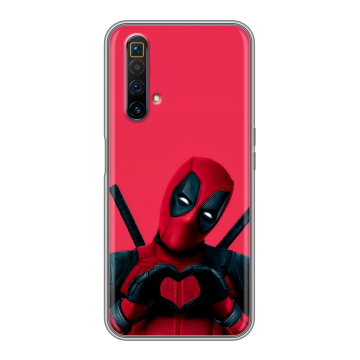 Силиконовый чехол на Realme X3 SuperZoom с принтом Дедпул Deadpool