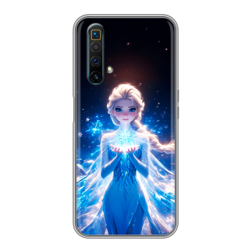 Силиконовый чехол на Realme X3 SuperZoom с принтом Холодное сердце Frozen Силиконовый чехол на Realme X3 SuperZoom с принтом Холодное сердце Frozen