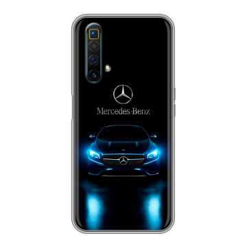 Силиконовый чехол на Realme X3 SuperZoom с принтом Mercedes Мерседес Силиконовый чехол на Realme X3 SuperZoom с принтом Mercedes Мерседес