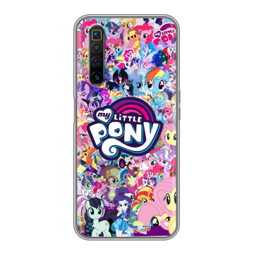 Силиконовый чехол на Realme X3 SuperZoom с принтом My little pony Дружба чудо Силиконовый чехол на Realme X3 SuperZoom с принтом My little pony Дружба чудо