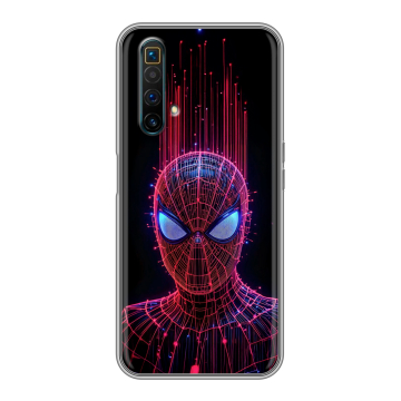 Силиконовый чехол на Realme X3 SuperZoom с принтом Spiderman Человек паук