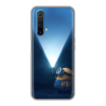 Силиконовый чехол на Realme X3 SuperZoom с принтом Миньоны Силиконовый чехол на Realme X3 SuperZoom с принтом Миньоны