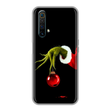 Силиконовый чехол на Realme X3 SuperZoom с принтом Новый год Гринч