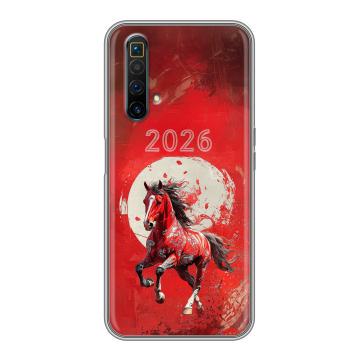 Силиконовый чехол на Realme X3 SuperZoom с принтом Новый год
