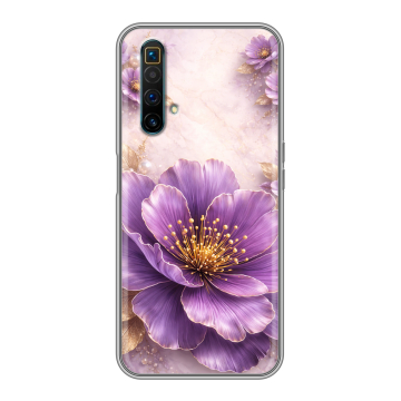 Силиконовый чехол на Realme X3 SuperZoom с принтом женский