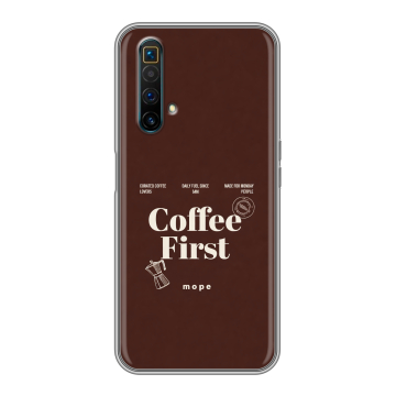 Силиконовый чехол на Realme X3 SuperZoom с принтом женский