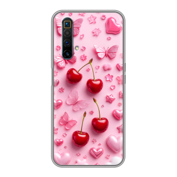 Силиконовый чехол на Realme X3 SuperZoom с принтом для девочек Силиконовый чехол на Realme X3 SuperZoom с принтом для девочек