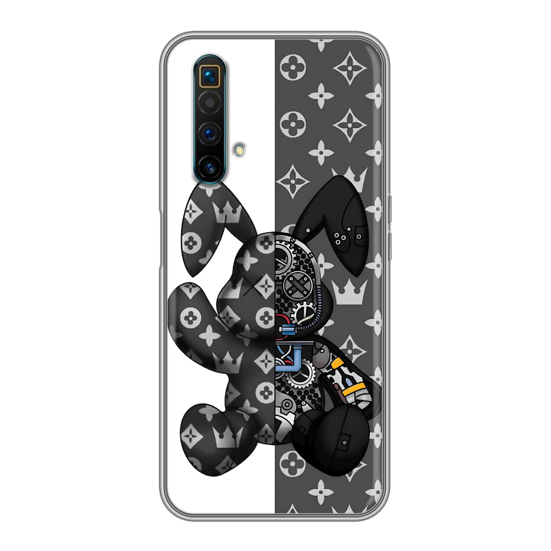 Силиконовый чехол на Realme X3 SuperZoom с принтом Луи робот Силиконовый чехол на Realme X3 SuperZoom с принтом Луи робот