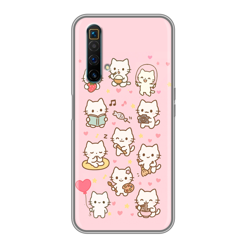 Силиконовый чехол на Realme X3 SuperZoom с принтом Hello Kitty Хелоу Кити Силиконовый чехол на Realme X3 SuperZoom с принтом Hello Kitty Хелоу Кити