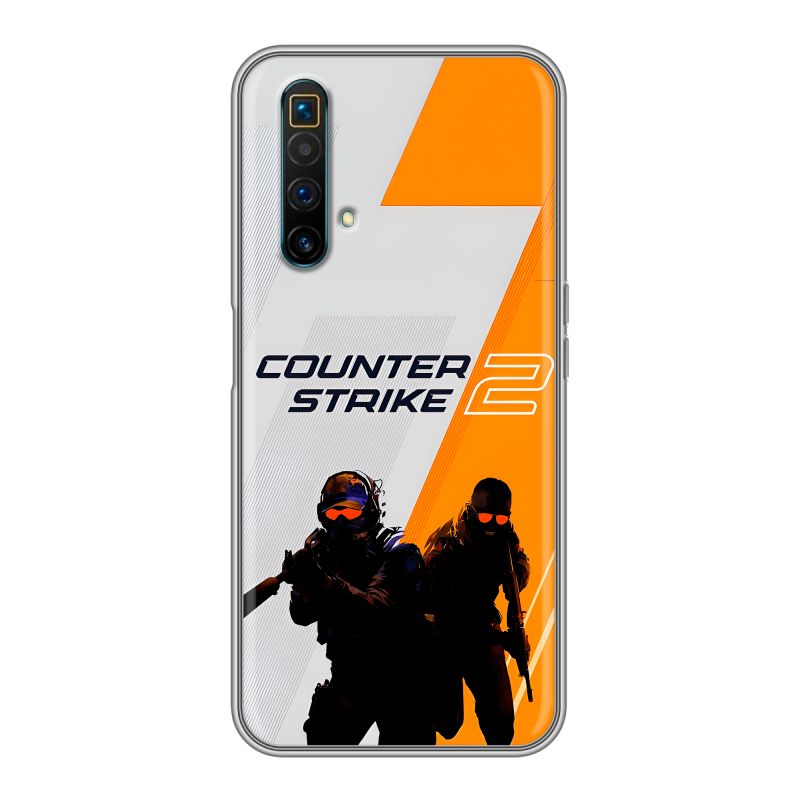 Силиконовый противоударный чехол на Realme X3 SuperZoom с принтом Counter Strike Силиконовый противоударный чехол на Realme X3 SuperZoom с принтом Counter Strike