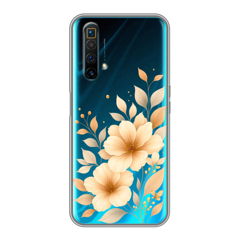 Силиконовый чехол на Realme X3 SuperZoom с принтом для девушки Силиконовый чехол на Realme X3 SuperZoom с принтом для девушки