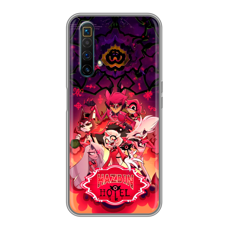 Силиконовый чехол на Realme X3 SuperZoom с принтом Hazbin Hotel Отель Хазбин Силиконовый чехол на Realme X3 SuperZoom с принтом Hazbin Hotel Отель Хазбин