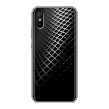 Силиконовый чехол на Xiaomi RedMi 9A с принтом Текстура металла Силиконовый чехол на Xiaomi RedMi 9A с принтом Текстура металла