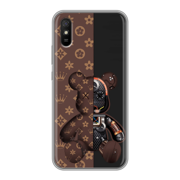 Силиконовый чехол на Xiaomi RedMi 9A с принтом Луи робот Силиконовый чехол на Xiaomi RedMi 9A с принтом Луи робот