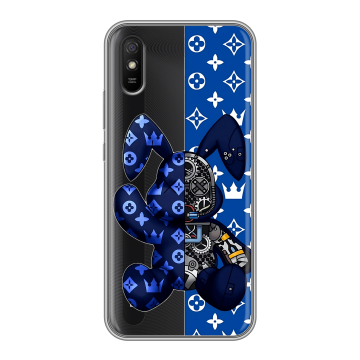 Силиконовый чехол на Xiaomi RedMi 9A с принтом Луи робот Силиконовый чехол на Xiaomi RedMi 9A с принтом Луи робот