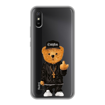 Силиконовый чехол на Xiaomi RedMi 9A с принтом Плюшевый медведь Силиконовый чехол на Xiaomi RedMi 9A с принтом Плюшевый медведь