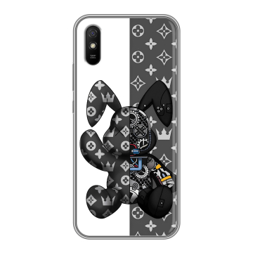 Силиконовый чехол на Xiaomi RedMi 9A с принтом Луи робот Силиконовый чехол на Xiaomi RedMi 9A с принтом Луи робот