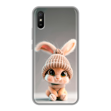 Силиконовый чехол на Xiaomi RedMi 9A с принтом Кролик Силиконовый чехол на Xiaomi RedMi 9A с принтом Кролик