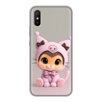 Силиконовый чехол на Xiaomi RedMi 9A с принтом Куроми Kuromi Силиконовый чехол на Xiaomi RedMi 9A с принтом Куроми Kuromi