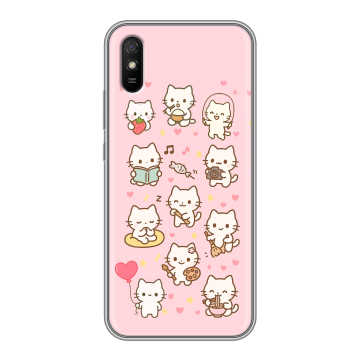 Силиконовый чехол на Xiaomi RedMi 9A с принтом Hello Kitty Хелоу Кити Силиконовый чехол на Xiaomi RedMi 9A с принтом Hello Kitty Хелоу Кити