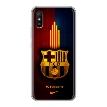 Силиконовый чехол на Xiaomi RedMi 9A с принтом Барселона Barcelona Силиконовый чехол на Xiaomi RedMi 9A с принтом Барселона Barcelona