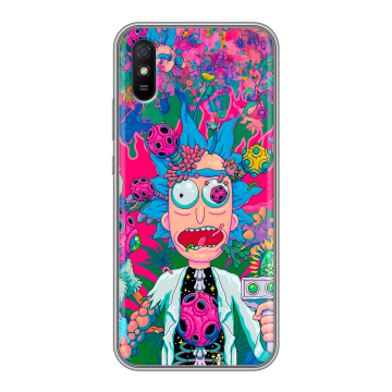 Силиконовый чехол на Xiaomi RedMi 9A с принтом Рик и Морти Rick Morty Силиконовый чехол на Xiaomi RedMi 9A с принтом Рик и Морти Rick Morty