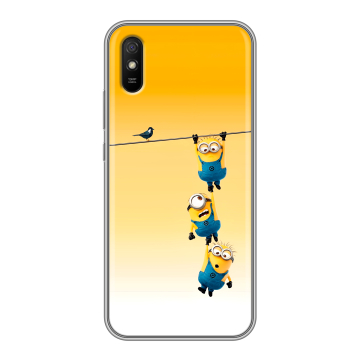 Силиконовый чехол на Xiaomi RedMi 9A с принтом Миньоны Силиконовый чехол на Xiaomi RedMi 9A с принтом Миньоны