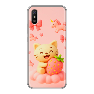 Силиконовый чехол на Xiaomi RedMi 9A с принтом для девочек Силиконовый чехол на Xiaomi RedMi 9A с принтом для девочек