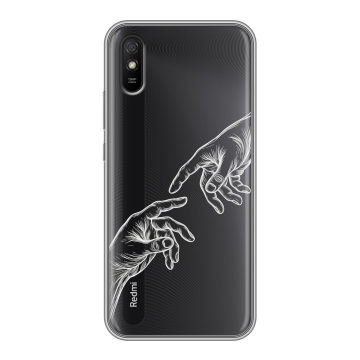 Силиконовый чехол на Xiaomi RedMi 9A с принтом Сотворение мира
