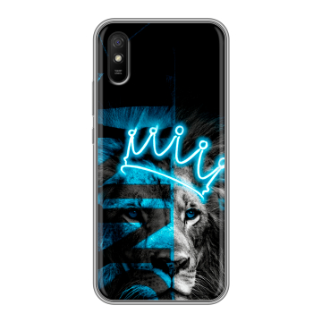 Силиконовый чехол на Xiaomi RedMi 9A с принтом Король лев Силиконовый чехол на Xiaomi RedMi 9A с принтом Король лев