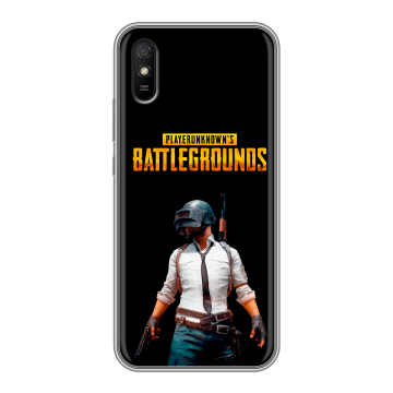 Силиконовый чехол на Xiaomi RedMi 9A с принтом PUGB ПАГБ Силиконовый чехол на Xiaomi RedMi 9A с принтом PUGB ПАГБ