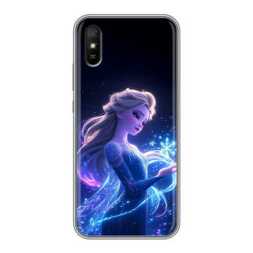 Силиконовый чехол на Xiaomi RedMi 9A с принтом Холодное сердце Frozen Силиконовый чехол на Xiaomi RedMi 9A с принтом Холодное сердце Frozen