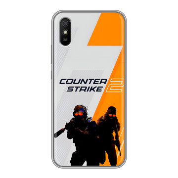 Силиконовый чехол на Xiaomi RedMi 9A с принтом Counter Strike Силиконовый чехол на Xiaomi RedMi 9A с принтом Counter Strike