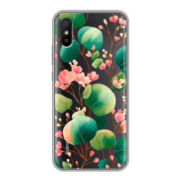 Силиконовый чехол на Xiaomi RedMi 9A с принтом женский Силиконовый чехол на Xiaomi RedMi 9A с принтом женский