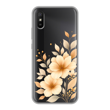 Силиконовый чехол на Xiaomi RedMi 9A с принтом для девушки Силиконовый чехол на Xiaomi RedMi 9A с принтом для девушки