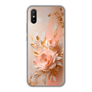 Силиконовый чехол на Xiaomi RedMi 9A с принтом женский Силиконовый чехол на Xiaomi RedMi 9A с принтом женский