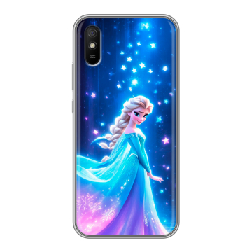 Силиконовый чехол на Xiaomi RedMi 9A с принтом Холодное сердце Frozen Силиконовый чехол на Xiaomi RedMi 9A с принтом Холодное сердце Frozen