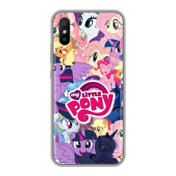 Силиконовый чехол на Xiaomi RedMi 9A с принтом My little pony Дружба чудо Силиконовый чехол на Xiaomi RedMi 9A с принтом My little pony Дружба чудо