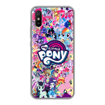 Силиконовый чехол на Xiaomi RedMi 9A с принтом My little pony Дружба чудо Силиконовый чехол на Xiaomi RedMi 9A с принтом My little pony Дружба чудо