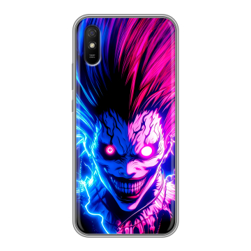 Силиконовый чехол на Xiaomi RedMi 9A с принтом Death note Тетрадь смерти Силиконовый чехол на Xiaomi RedMi 9A с принтом Death note Тетрадь смерти