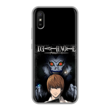 Силиконовый чехол на Xiaomi RedMi 9A с принтом Death note Тетрадь смерти Силиконовый чехол на Xiaomi RedMi 9A с принтом Death note Тетрадь смерти
